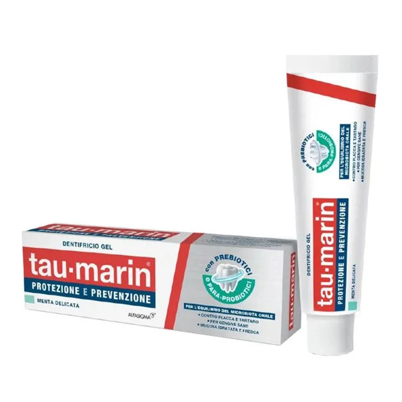Taumarin Protezione e Prevenzione Dentifricio Gel Menta Delicata 75ml