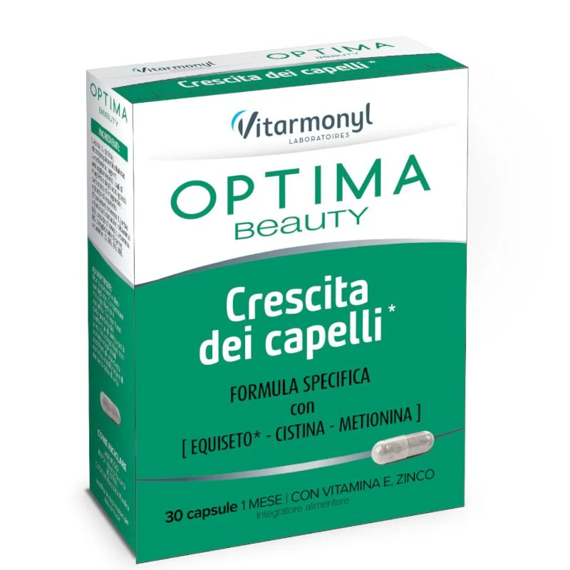 Vitarmonyl Optima Beauty Crescita dei Capelli integratore alimentare 30 capsule