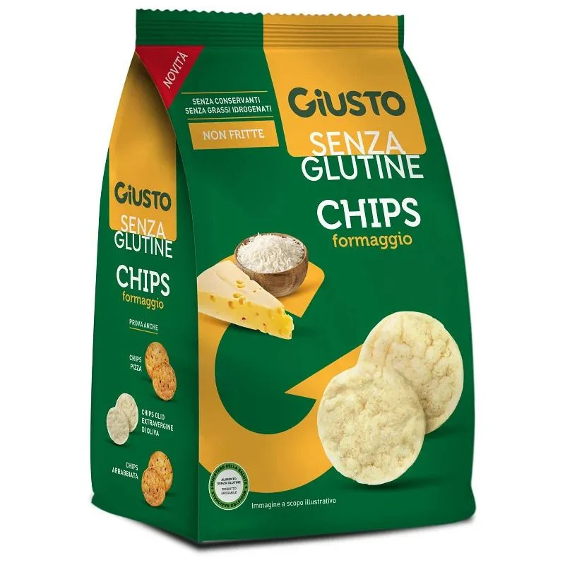 Giusto Senza Glutine Chips al Formaggio 48g