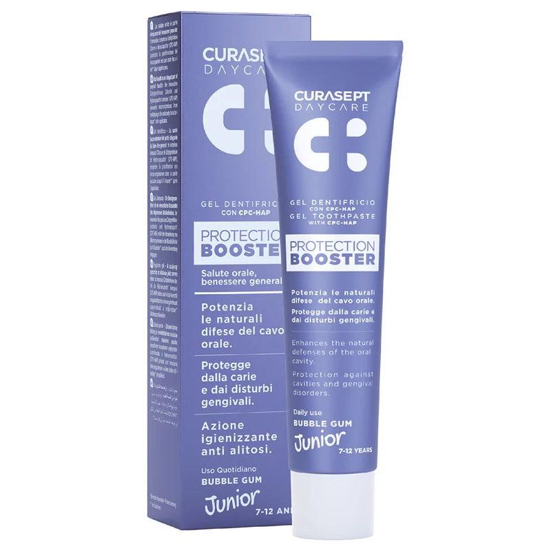 Curasept Daycare Dentifricio Bubble Gum Junior 50ml 7-12Anni