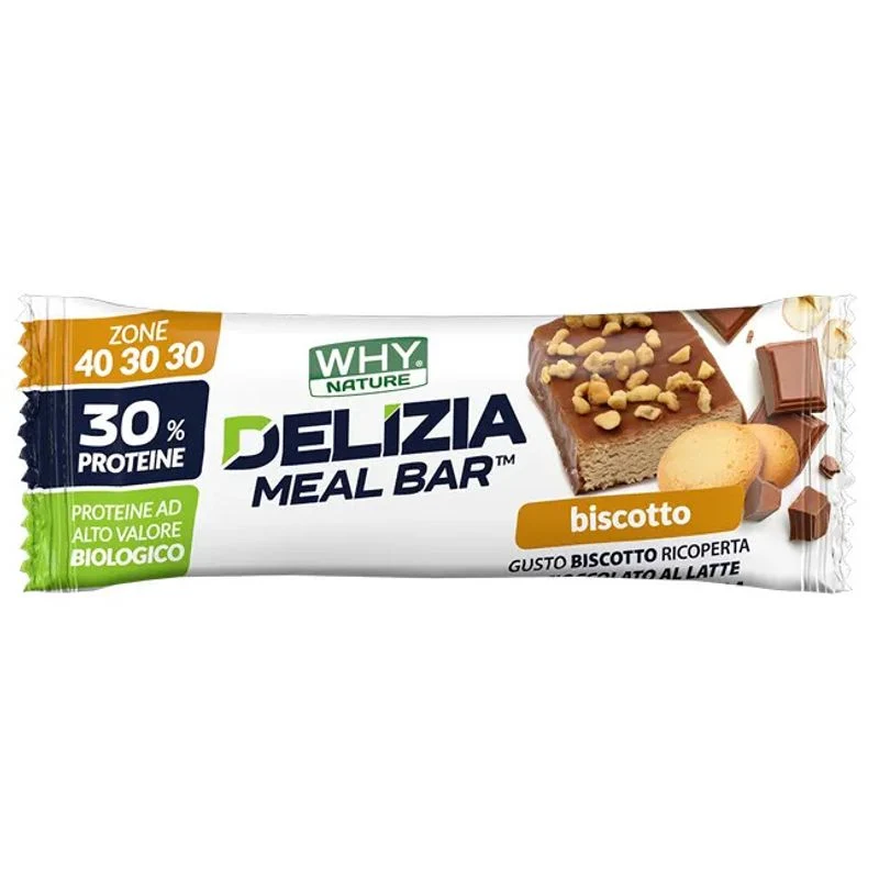 Whynature Delizia Meal Barretta Proteica Biscotto 50g