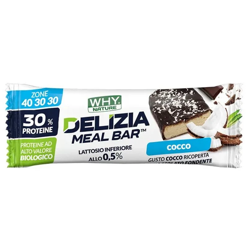 Whynature Delizia Meal Barretta Proteica Cocco 50g