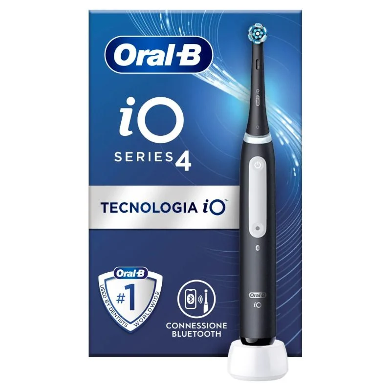 Oral-B iO 4 spazzolino elettrico ricaricabile colore nero 1 pezzo
