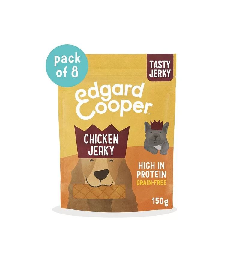 Edgard & Cooper Strisce Di Pollo Senza Cereali per Cani 150g