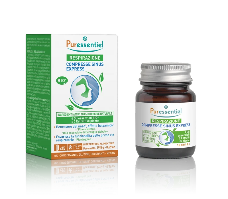 Puressentiel Compresse Sinus Express 15 Compresse