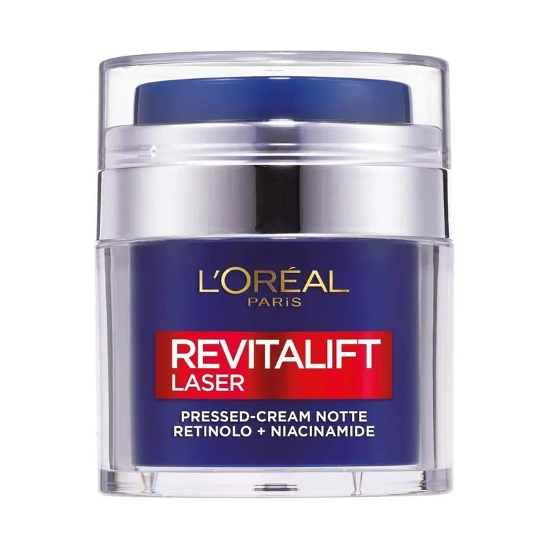 L'Oréal Paris Revitalift Laser Pressed Cream Notte anti-rughe viso 50ml