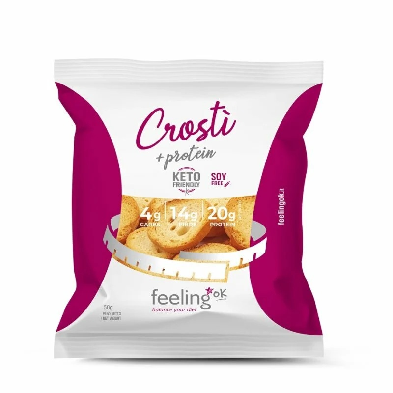 Feeling Ok Crostì +Protein Crostini Olive 50g