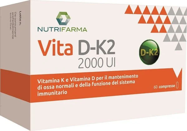 Nutrifarma Vita D-K2 2000UI 60 Compresse