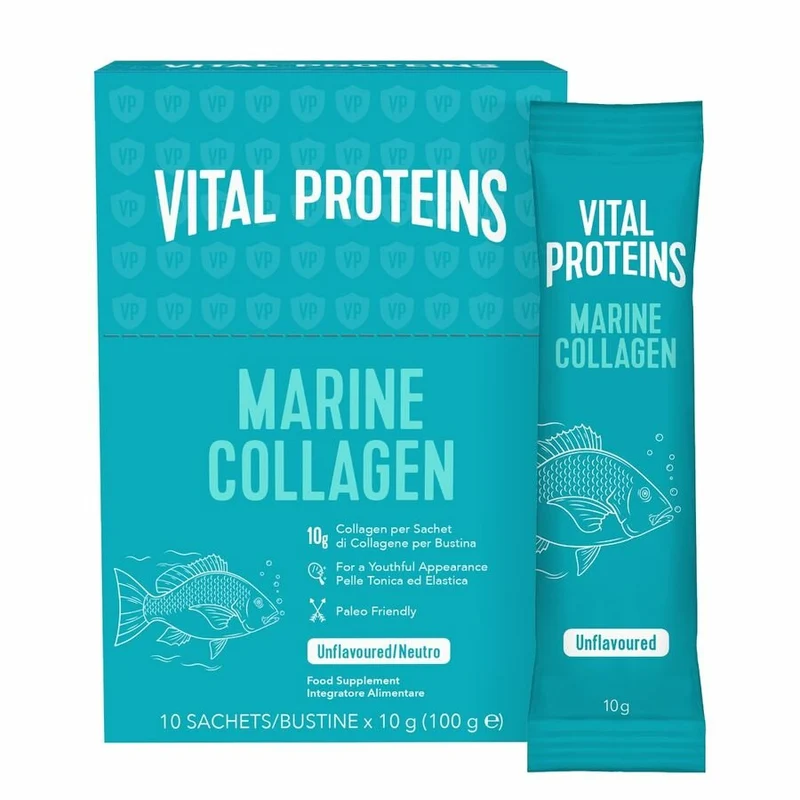 Vital Proteins Marine Collagen per il benessere della pelle 10 bustine