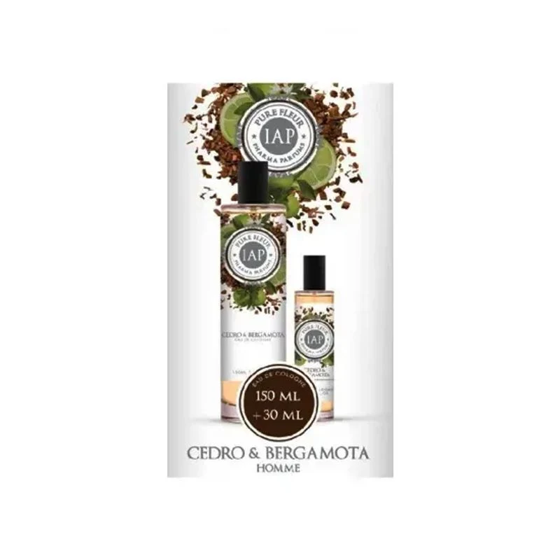 Iap Pharma Cofanetto Duplo Pure Fleur Eau De Cologne Cedro & Bergamota 150ml + 30ml