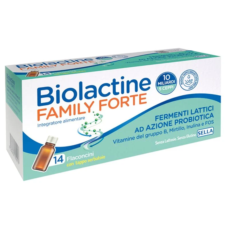 Biolactine Family Forte 10 Miliardi 14 Flaconcini Da 9ml