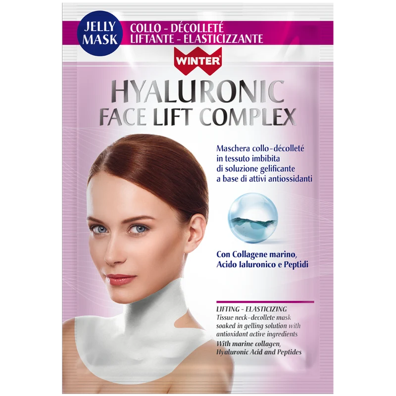 Winter Hyaluronic Face Lift Complex Jelly Mask Maschera Collo Décolleté