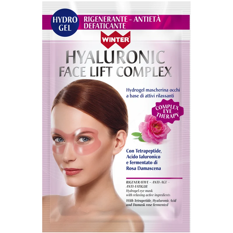Winter Hyaluronic Face Lift Complex Hydro Gel Mascherina Occhi Monouso Anti-Età