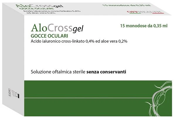 ALOCROSS GEL gocce oculari 15 monodose da 0,35 ml
