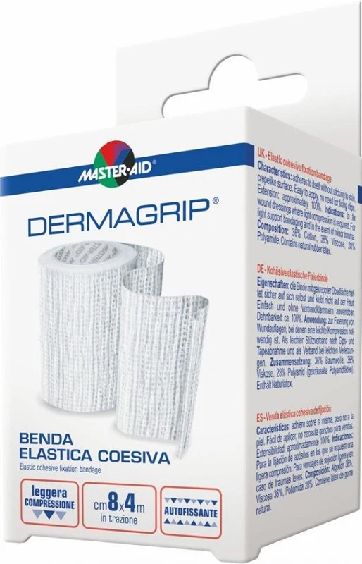 Master Aid Dermagrip benda elastica coesiva 400x12cm