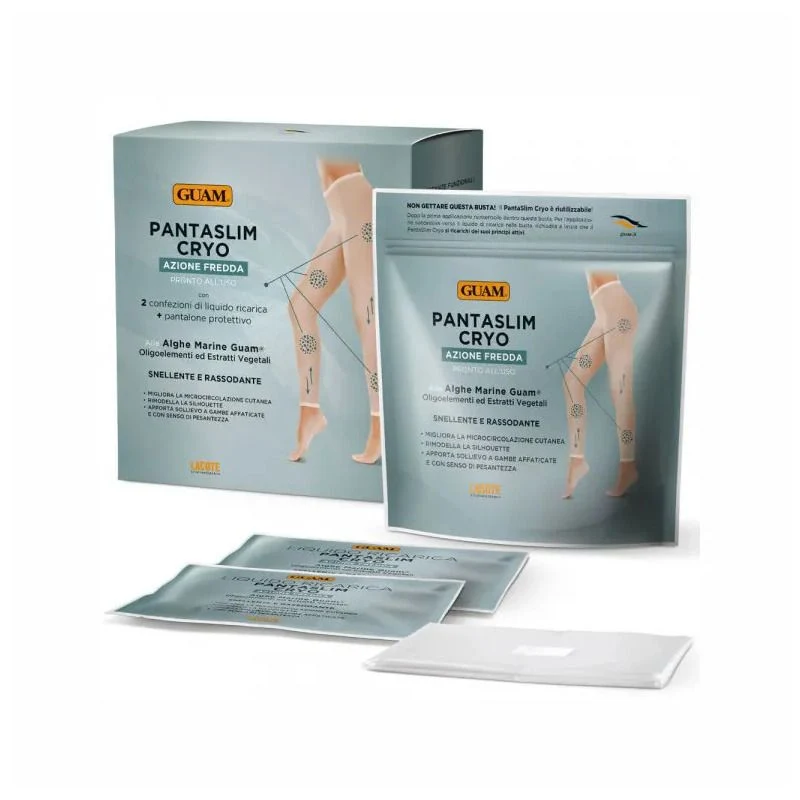 Guam Pantaslim Cryo + 2 Buste Liquido Ricarica + Pantalone Protettivo