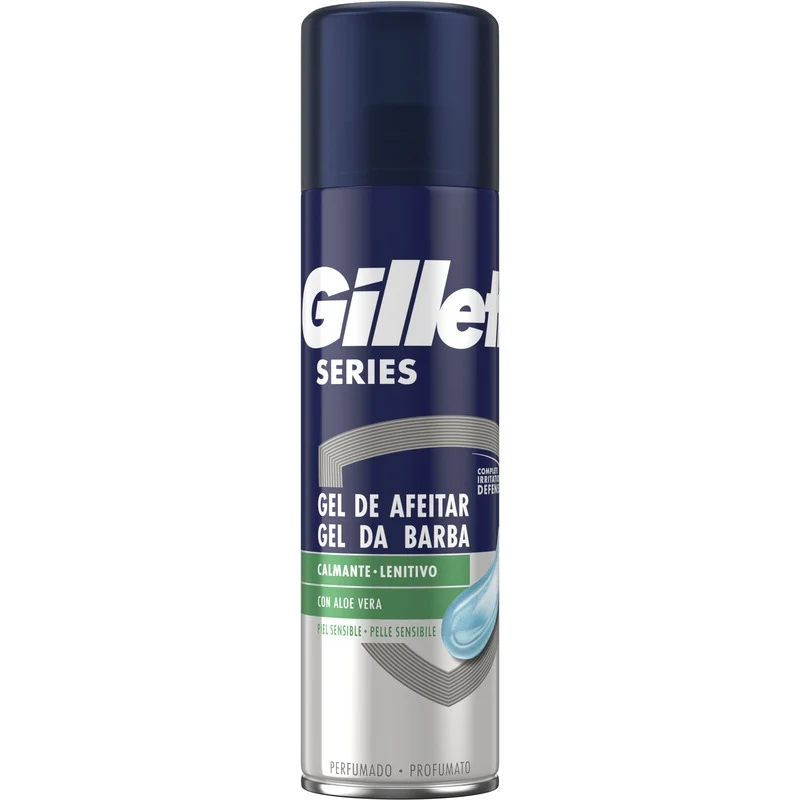 Gillette Series Gel da barba calmante lenitivo con Aloe Vera 200ml