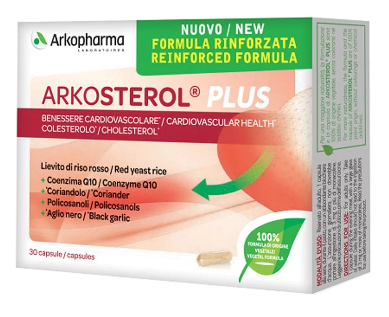 Arkosterol Plus per il mantenimento dei livelli di colesterolo 30 capsule