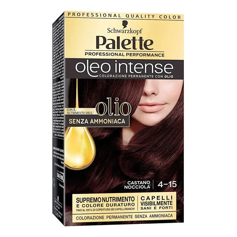 Schwarzkopf Palette Oleo Intense colorazione permanente con olio 4-15 Castano Nocciola