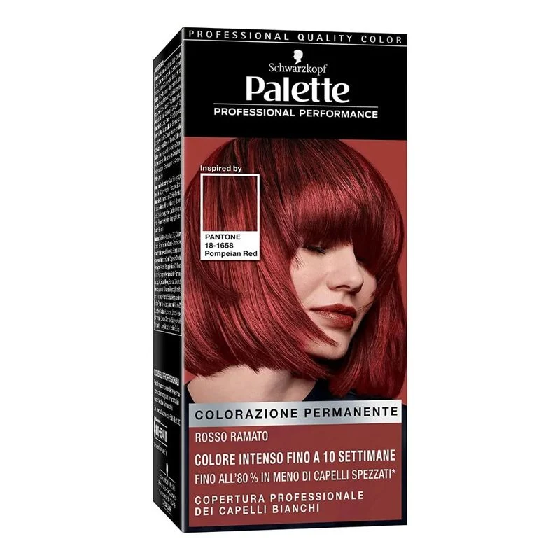 Schwarzkopf Palette Professional Performance Pantone tintura permanente per capelli 5-72 Rosso Ramat
