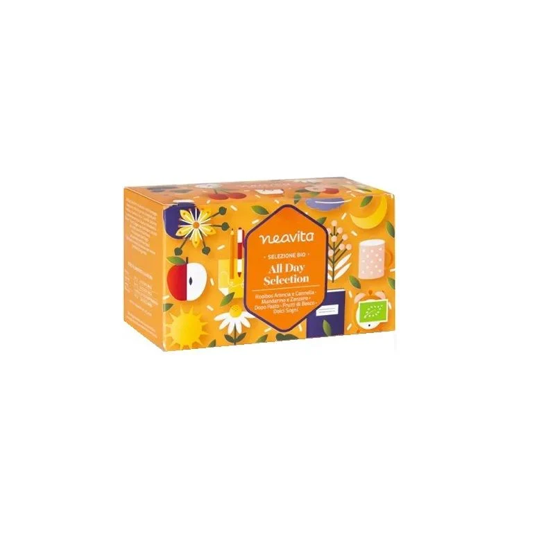 Neavita All Day Selection selezione di infusi e tisane bio 20 filtri