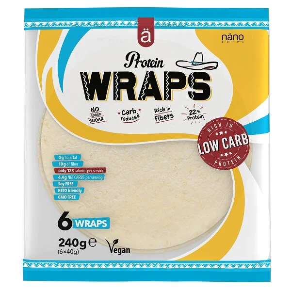 NAN PROTEIN WRAPS VEGAN 6X40G