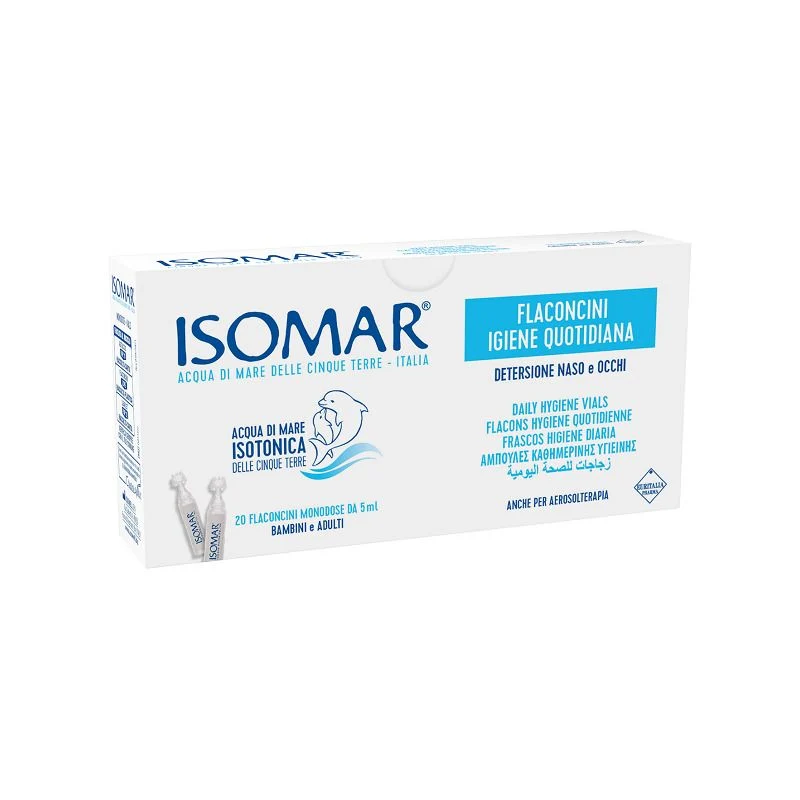 Isomar Soluzione Isotonica 20 Flaconcini Monodose 5ml Mare