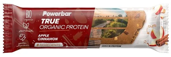 Powerbar True Organic Protein Barretta Mandorle/Mela/Cannella 45g