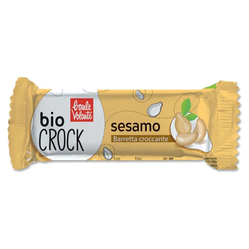 Baule Volante Bio Crock Sesamo barretta senza glutine 25g
