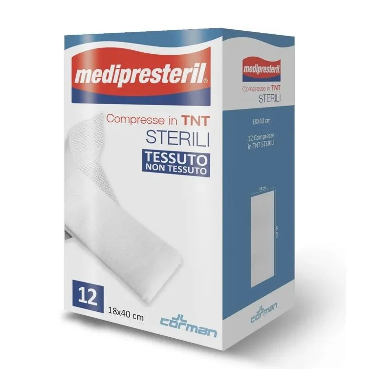 Medipresteril Compresse In TNT Sterili 18x40 12 Pezzi