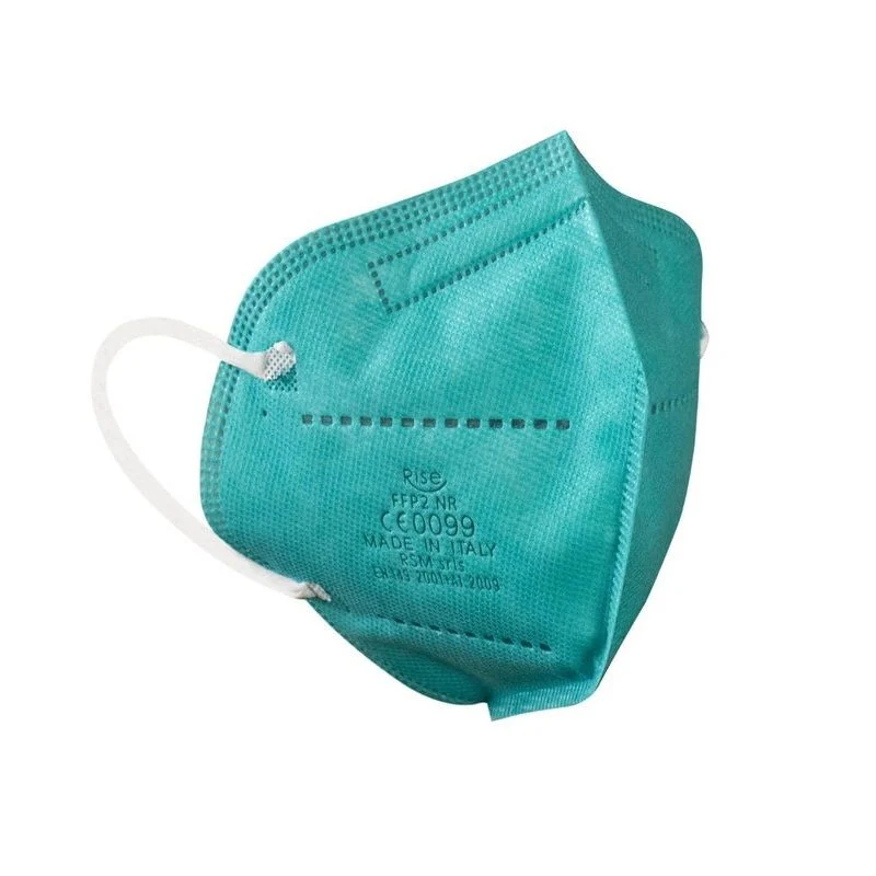 Mascherina FFP2 Adulto colore smeraldo 1 pezzo