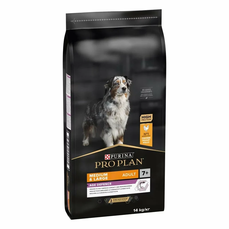 Purina Pro Plan Medium & Large Adult 7+ Age Defence Cibo Secco Con Pollo Cani Adulti Taglia Medio/Gr