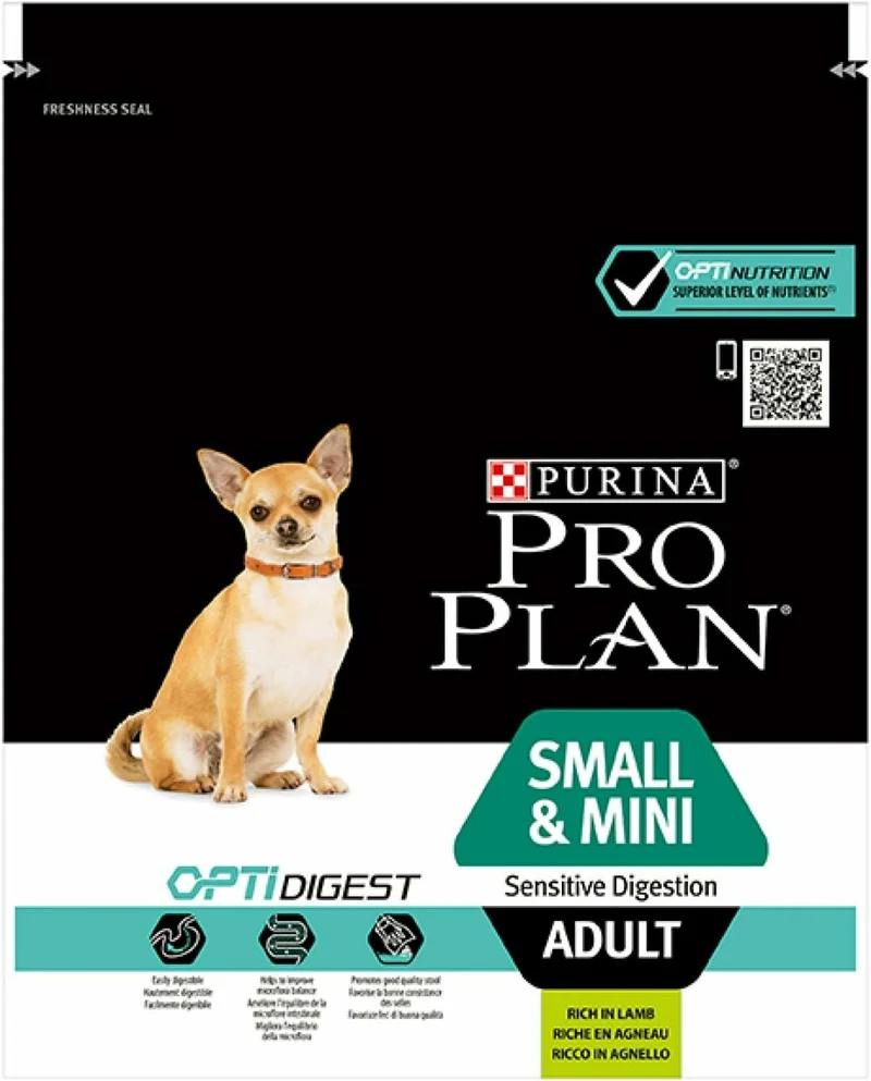 Purina Pro Plan Sensitive Digestion Small e Mini Adult Crocchette Per Cani Sacco 700g