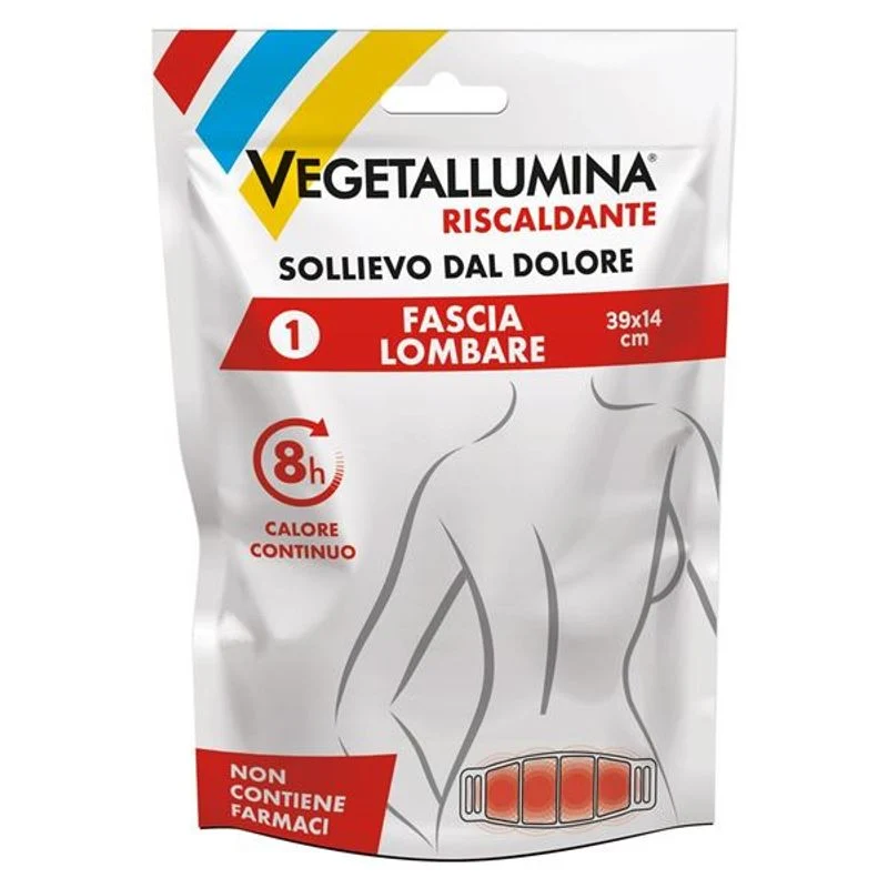 Vegetallumina Fascia Lombare Riscaldante 39x14cm 1 Pezzo