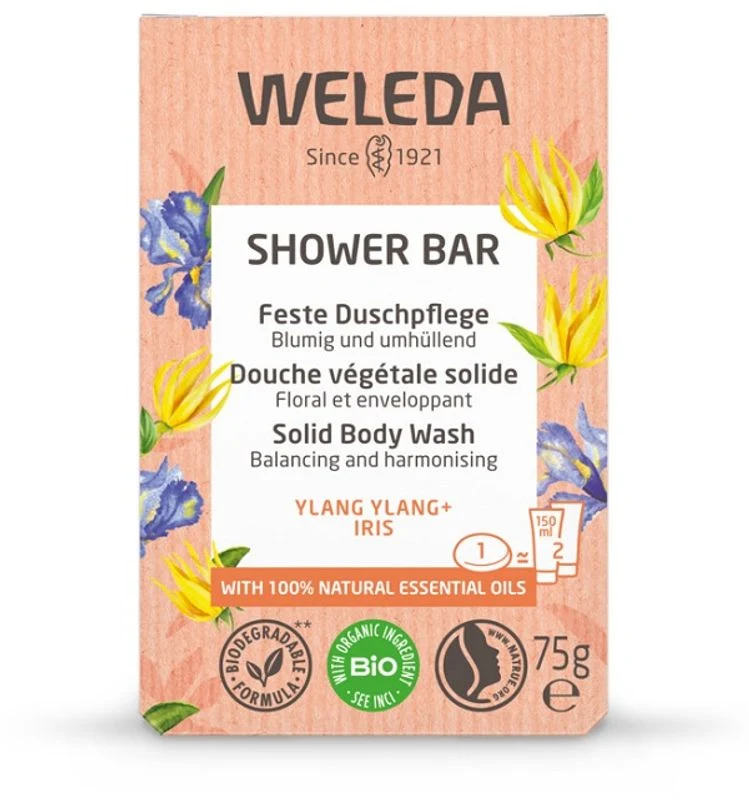 Weleda Shower Bar Ylang Ylang + Iris bagnodoccia solido 75g