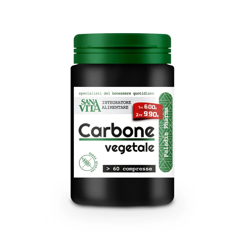 Sanavita Carbone Vegetale 60 compresse