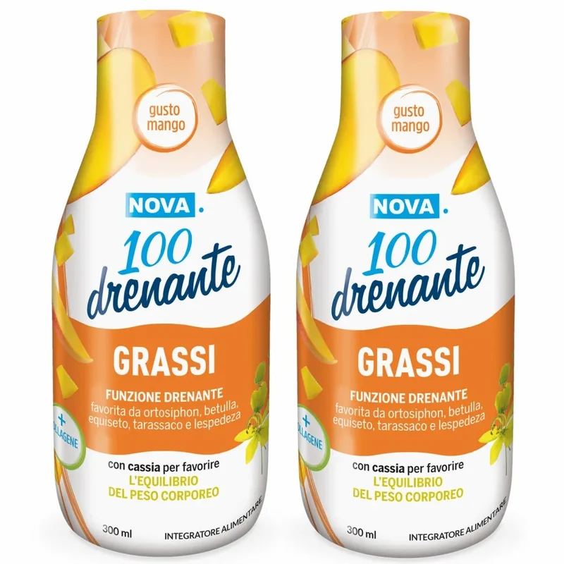Nova 100 Drenante Grassi con Cassia 2x300ml
