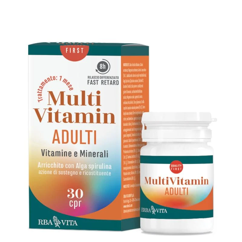 Erba Vita MultiVitamin Adulti integratore multivitaminico 30 compresse