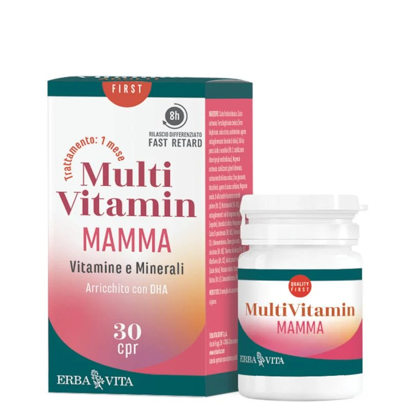 Erba Vita MultiVitamin Mamma integratore multivitaminico 30 compresse