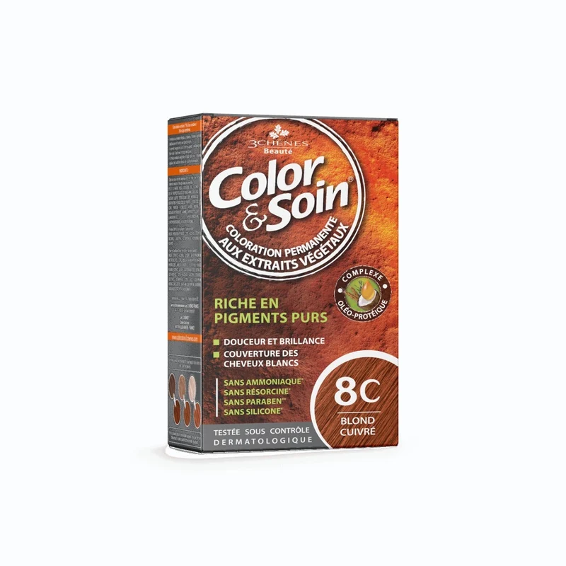 Les 3 Chenes Color & Soin Kit Tinta Capelli 8C Biondo Ramato