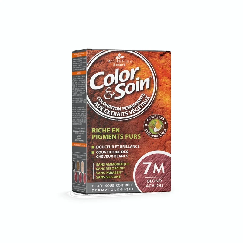 Les 3 Chenes Color & Soin Kit Tinta Capelli 7M Biondo Mogano