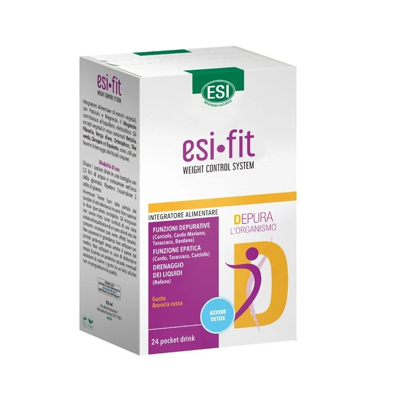 Esi Fit Depura l'Organismo integratore alimentare 24 pocket drinks