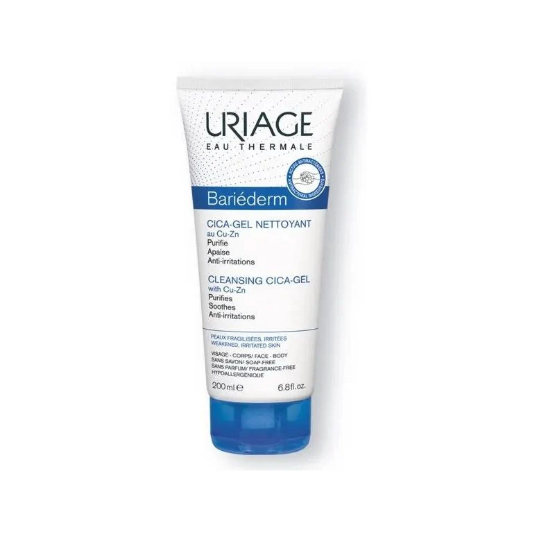 Uriage Bariederm Cica Gel detergente viso e corpo 200ml