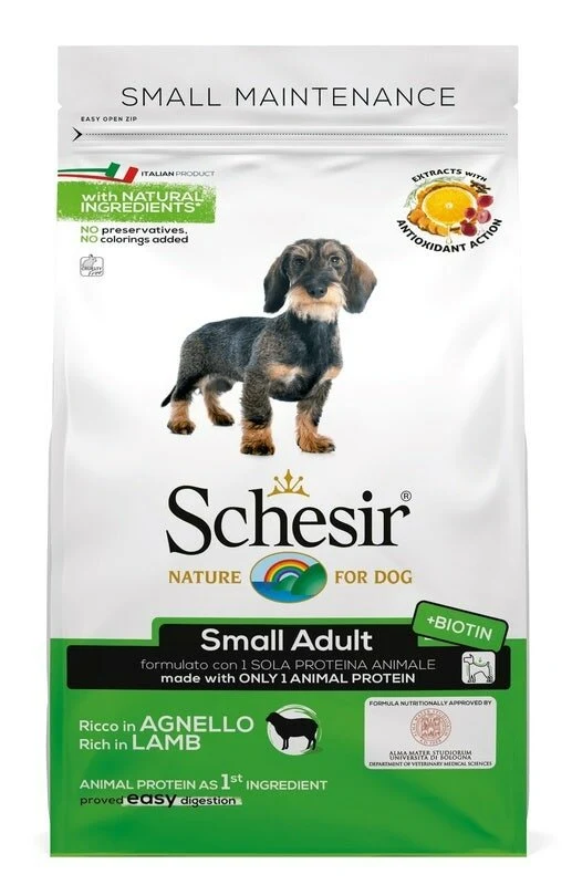 Schesir Maintenance Crocchette Con Agnello Per Cani Adulti Taglia Piccola Sacco 2kg