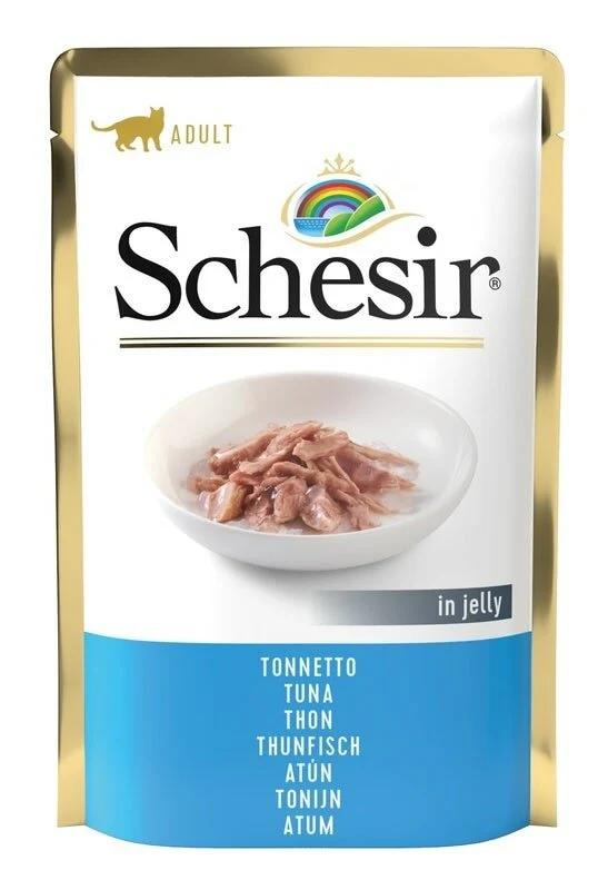 Schesir Tonnetto In Jelly Cibo Umido Gatti Adulti Bustina 85g