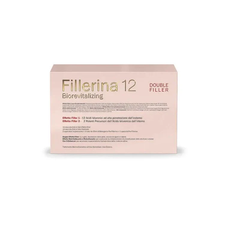 Fillerina 12 Biorevitalizing Double Filler Grado 3 trattamento intensivo 30ml + 30ml + 50ml