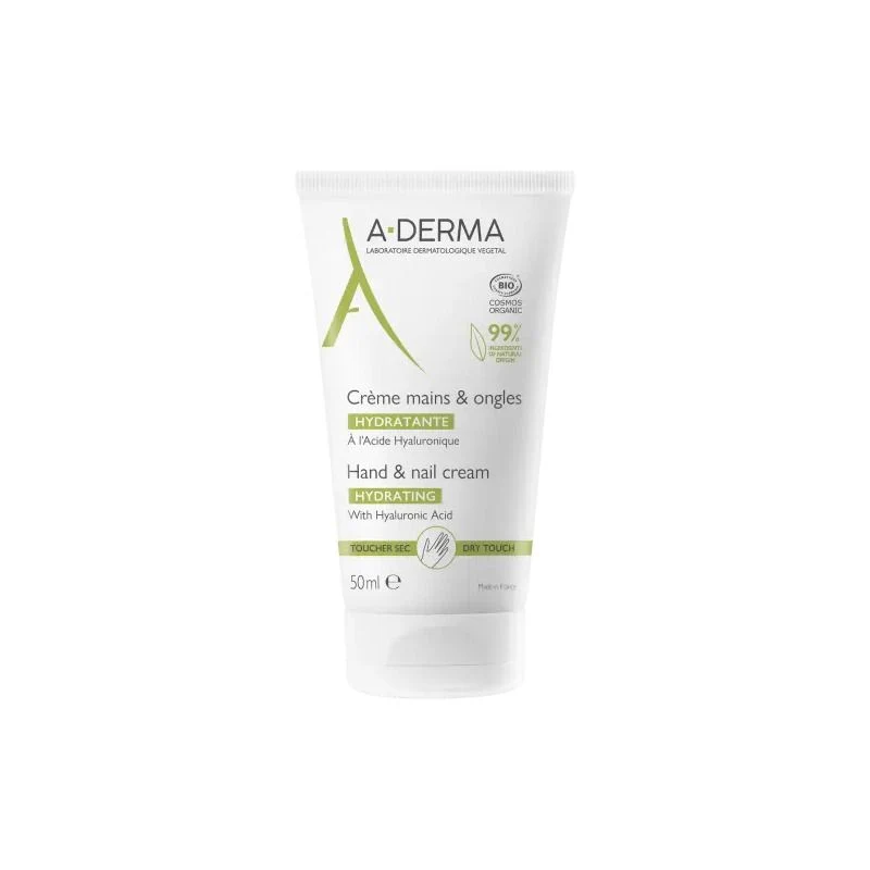 A-Derma Les Indispensables crema mani e unghie idratante 50ml