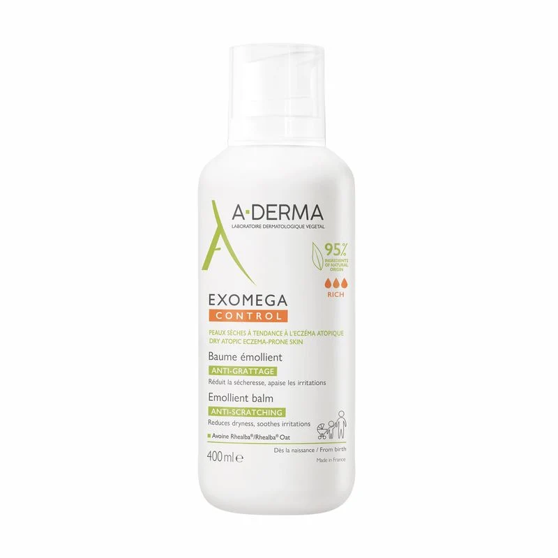 A-Derma Exomega Control Balsamo Emolliente Anti-Grattage 400ml
