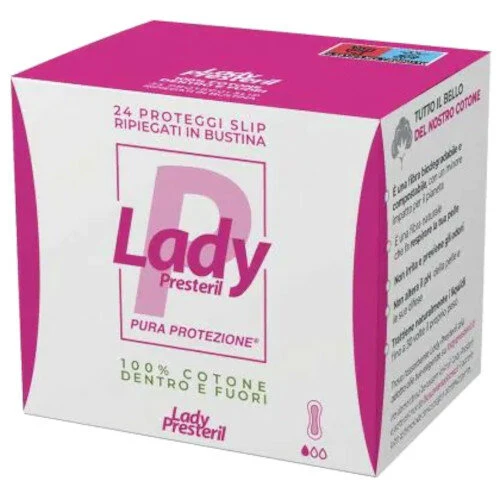Lady Presteril Proteggislip in Cotone 24 pezzi ripiegati