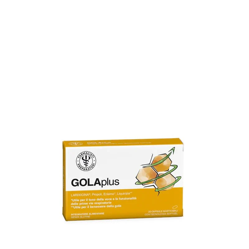 Amicafarmacia GOLAplus per il benessere della gola 20 capsule softgel